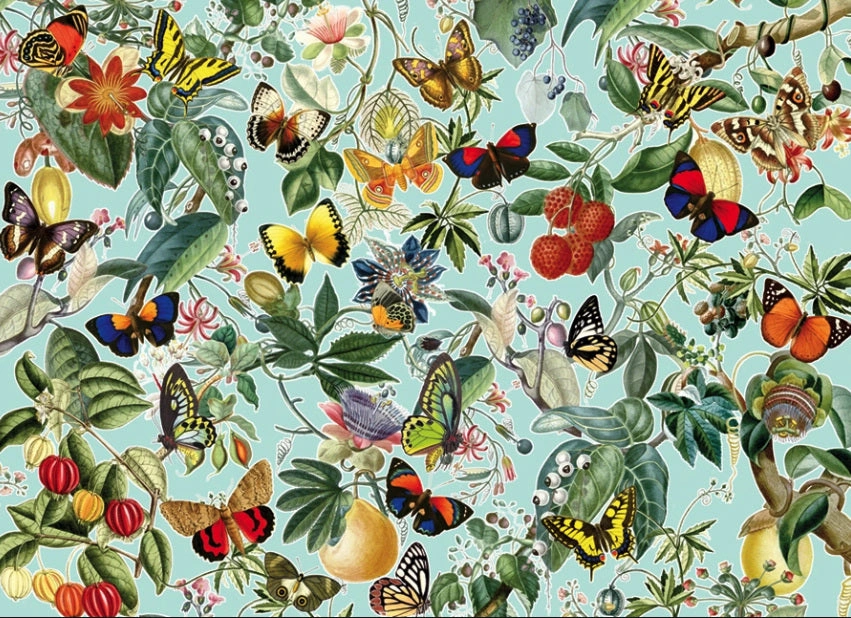 Charming Fruit & Flutterbies Puzzle: A 1000-Piece Artistic Escape!